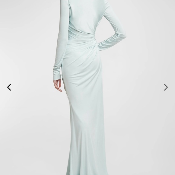 Givechy Long Sleeve Side Draped Dress - Picture 5 of 5